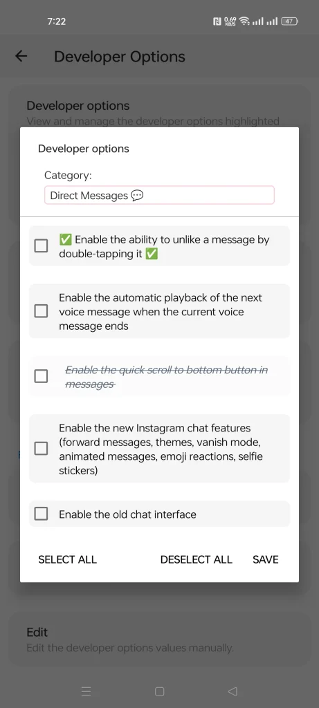 IV. Instagram APK Aero Direct Messages Customization