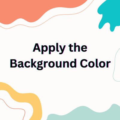 Apply-the-Background-Color_