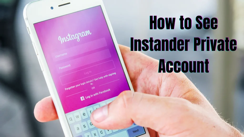 How to See Instander Private Account